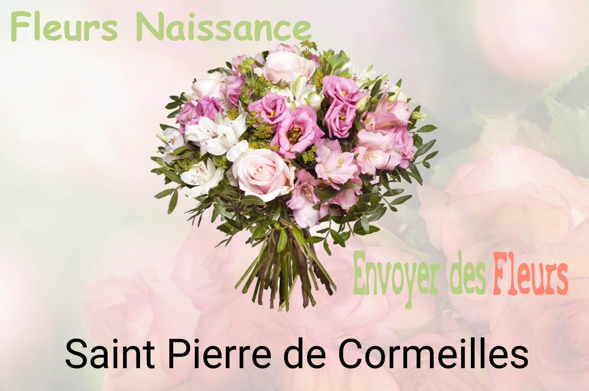 Bouquet de fleurs de naissance livré à Saint-Pierre-de-Cormeilles